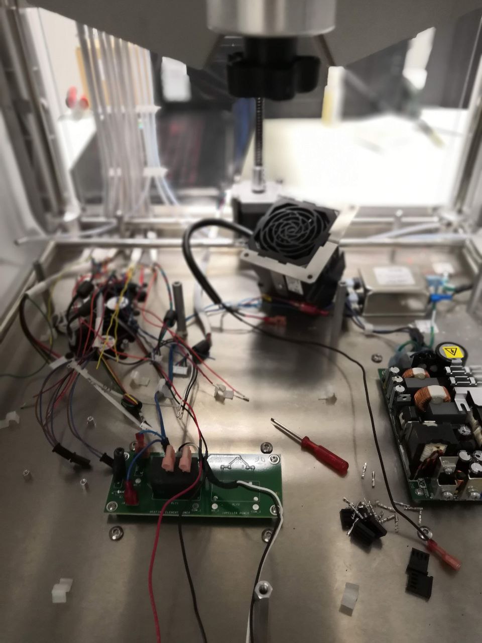 3D printer project done in stage previous wire management